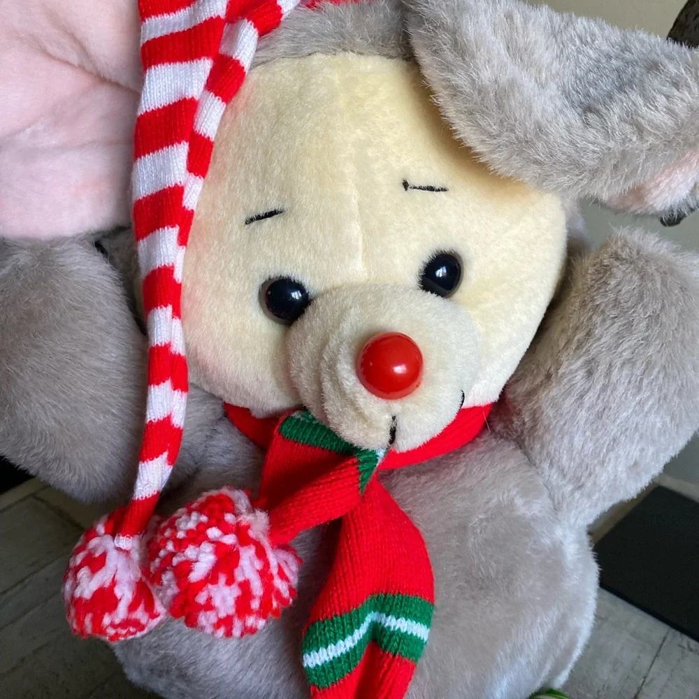 Vintage 1986 KMART Dan Dee Christmas MOUSE 22” - Picture 2 of 8